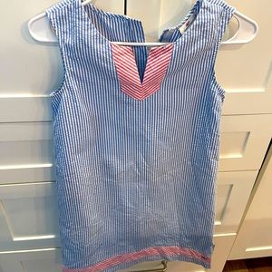 Girls vineyard vines seer sucker dress